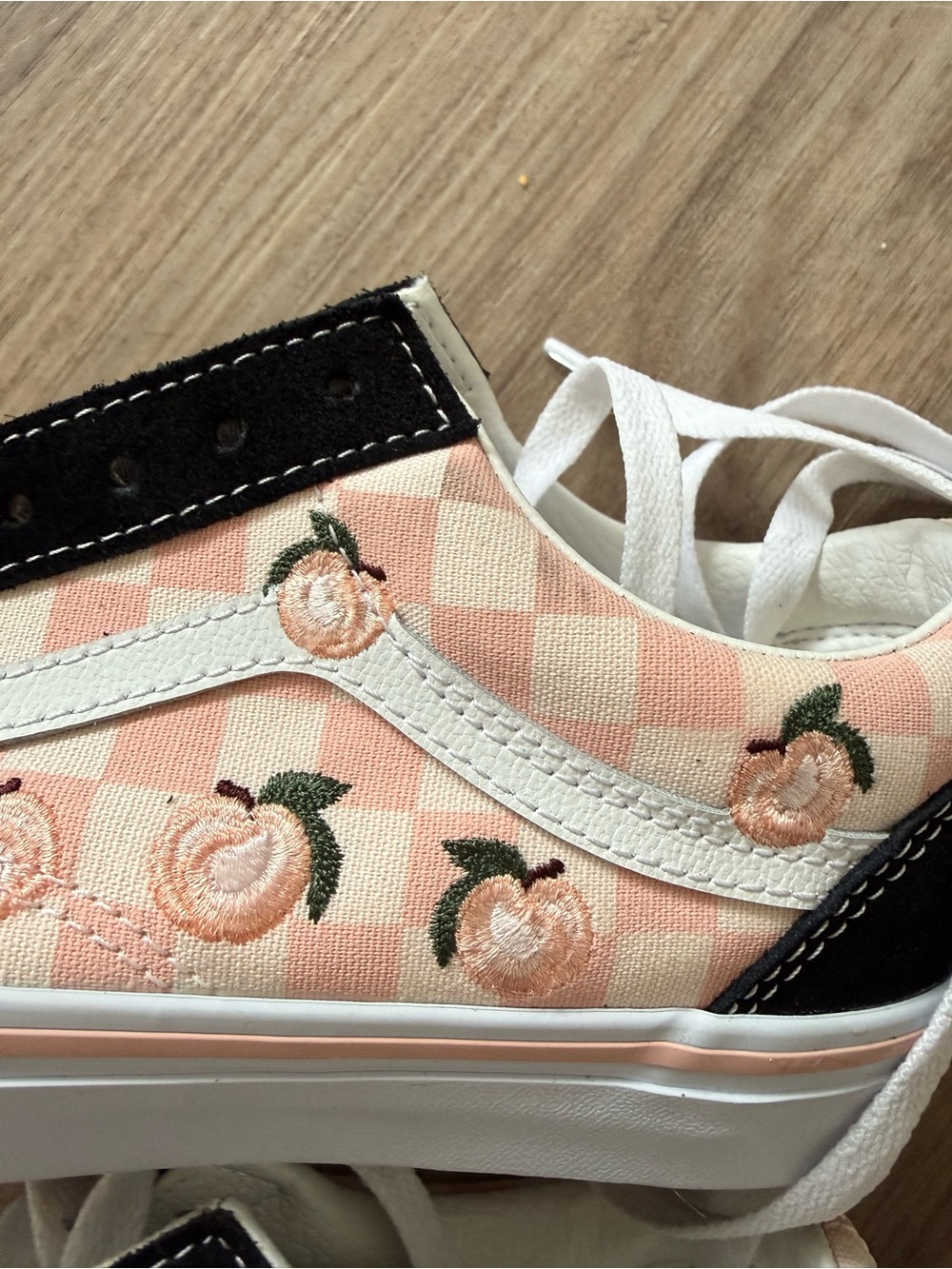 Old skool peaches vans NEW size 7.5 - Picture 5 of 8